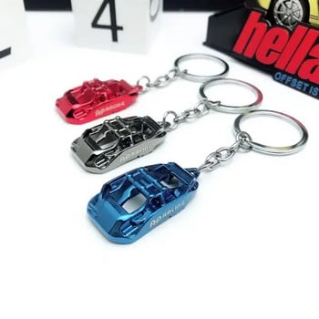 Jdm автомобилни части Ap Caliper Keychain Alloy Key Ring Tag Buckle Keyfob Modification Race For Bmw Tesla Audi Peugeot Auto Accessories