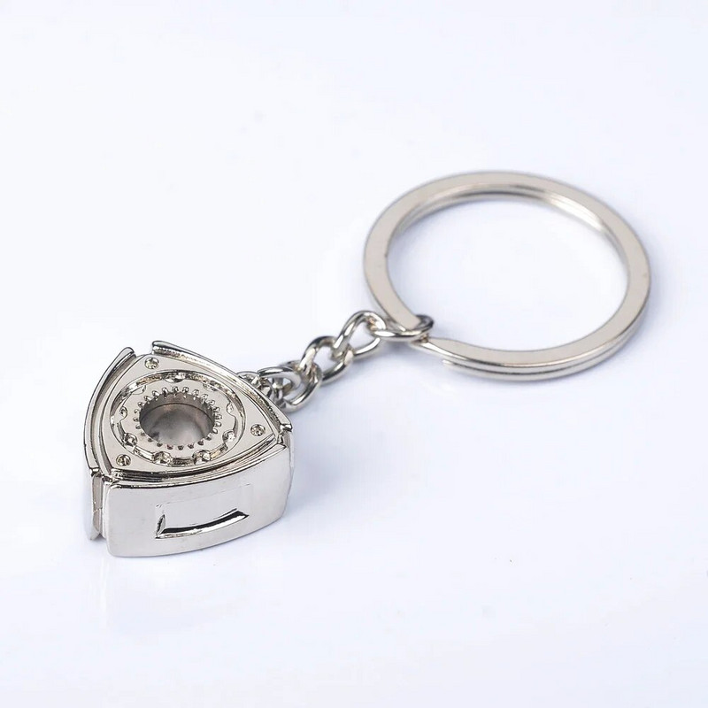 Atslēgu piekariņš Pārnēsājams Rotary Wankel dzinēja rotors priekš Mazda Rx7 Rx8 2 3 6 Atenza Axela Keychain Turbo Automašīnu piederumi Daļas Atslēgu piekariņš
