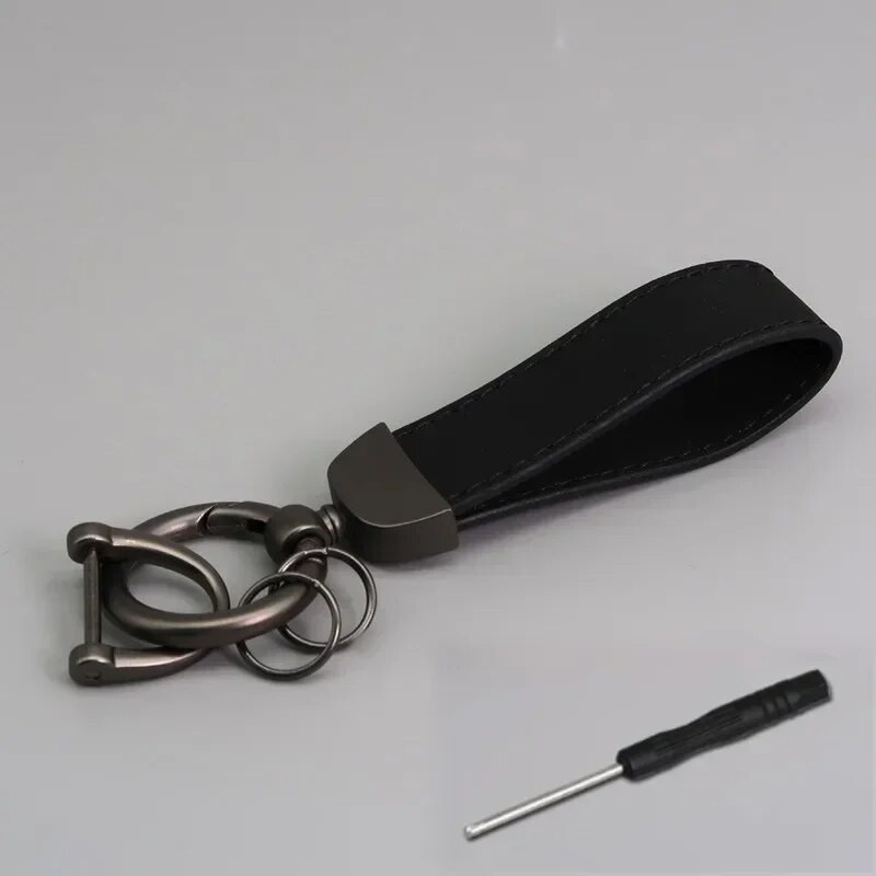 Vairākas krāsas Luksusa auto atslēgu piekariņš īstas ādas atslēgu piekariņš Tīras krāsas sprādzes Automašīnas atslēgu piekariņi Automašīnu aksesuāri Dāvanu aksesuāri
