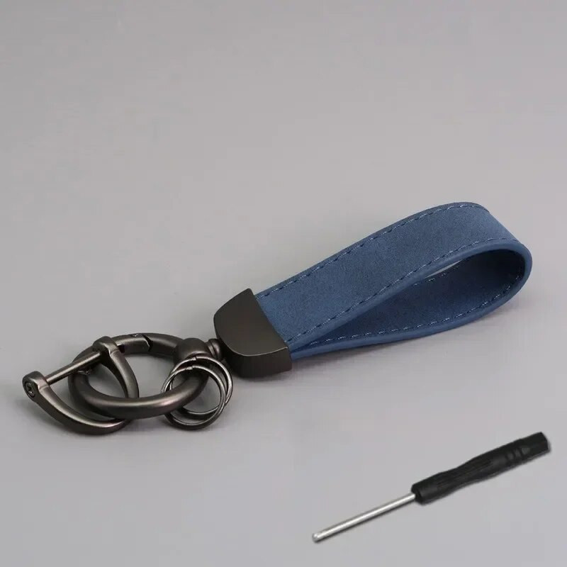 Vairākas krāsas Luksusa auto atslēgu piekariņš īstas ādas atslēgu piekariņš Tīras krāsas sprādzes Automašīnas atslēgu piekariņi Automašīnu aksesuāri Dāvanu aksesuāri