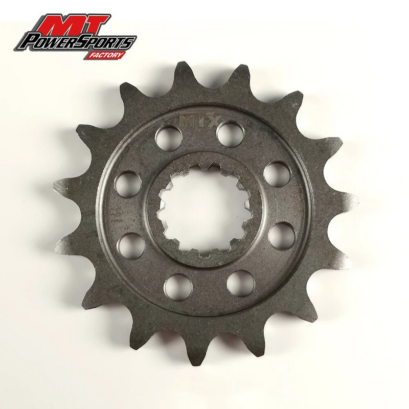 Za Kawasaki KX450 F 2006-2018 KX450 KLX450 R 2008-2020 Prednji lančanik motocikla 520 lanaca Puni čelični prednji lančanici