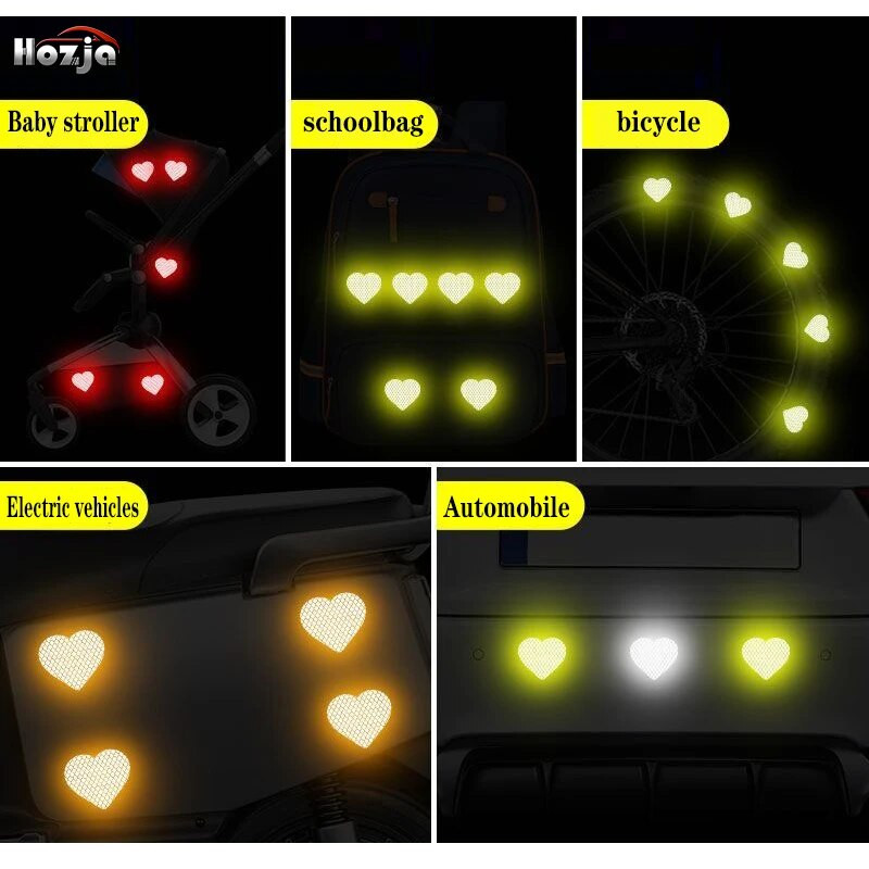 Universālas automašīnu atstarojošas uzlīmes Atstarojoša brīdinājuma lente Droša atstarotāja uzlīmes Ilgs kalpošanas laiks Spēcīga atstarošanās spēja