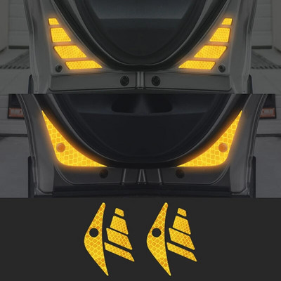 10 gab./komplektā Automašīnas durvju atstarojoša drošības brīdinājuma uzlīme Automašīnas durvis OPEN Atstarojoša dekoratīva uzlīme Toyota RAV4 2019 2021 2022