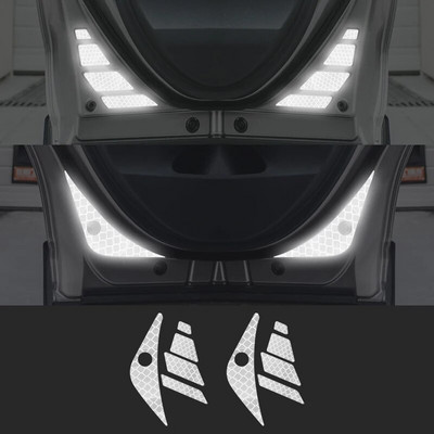 10 gab./komplektā Automašīnas durvju atstarojoša drošības brīdinājuma uzlīme Automašīnas durvis OPEN Atstarojoša dekoratīva uzlīme Toyota RAV4 2019 2021 2022