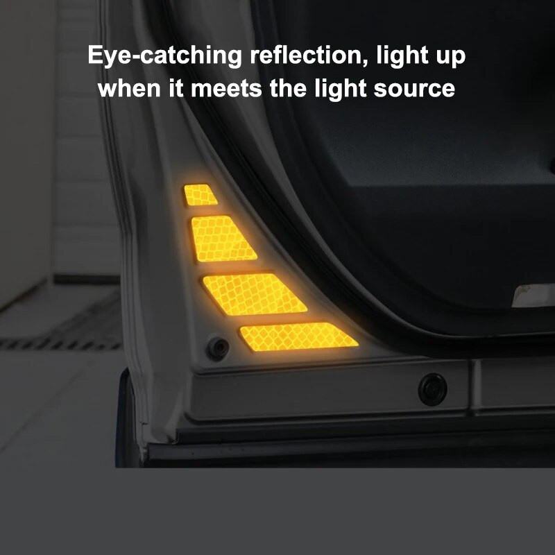 10 gab./komplektā Automašīnas durvju atstarojoša drošības brīdinājuma uzlīme Automašīnas durvis OPEN Atstarojoša dekoratīva uzlīme Toyota RAV4 2019 2021 2022