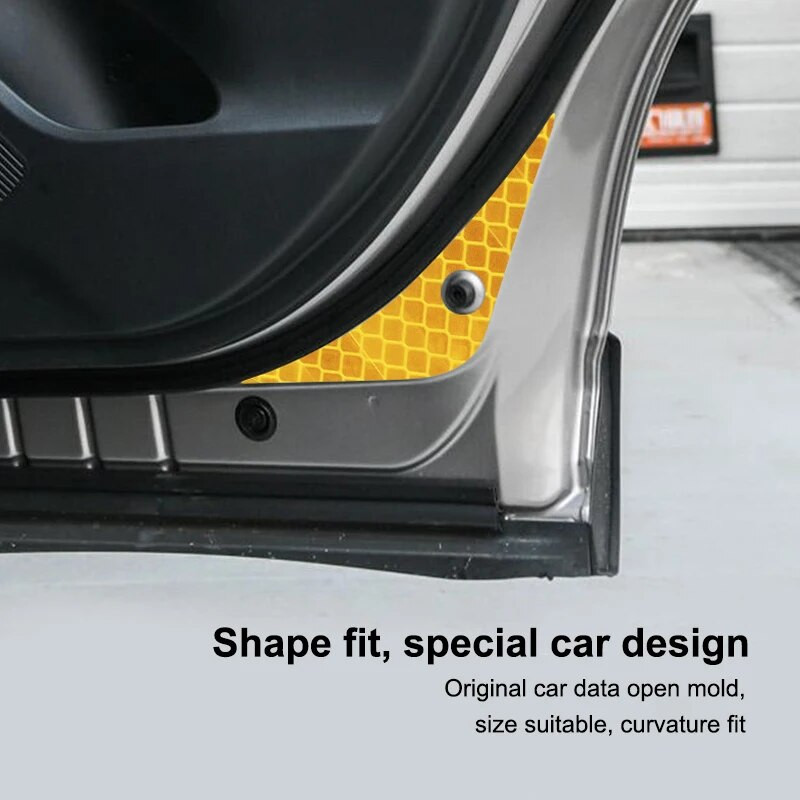 10 gab./komplektā Automašīnas durvju atstarojoša drošības brīdinājuma uzlīme Automašīnas durvis OPEN Atstarojoša dekoratīva uzlīme Toyota RAV4 2019 2021 2022