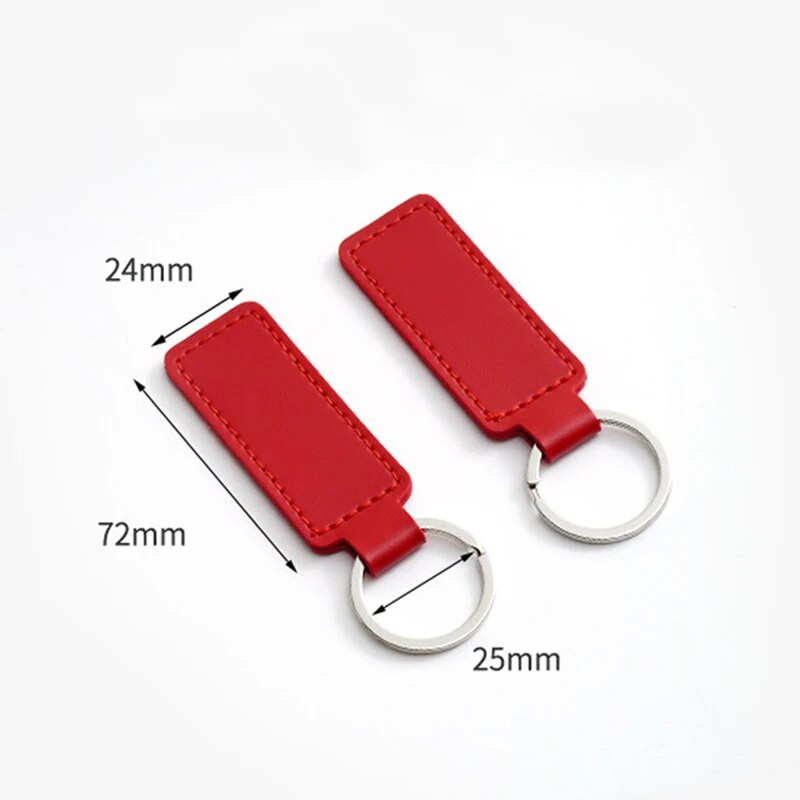 PU ādas atslēgu piekariņš, īss, divpusējs automašīnas pavediens, dāvanu metāla kulons jostasvietas siksna, seifs, vienkāršs atslēgu piekariņš