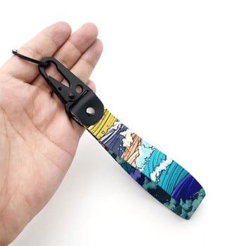 Hokkaido Car Keychain Car Textile JDM Μπρελόκ Πόρπη Κορδόνι Kanagawa Surf Διακόσμηση για αξεσουάρ αυτοκινήτου Honda Mitsubishi Subaru