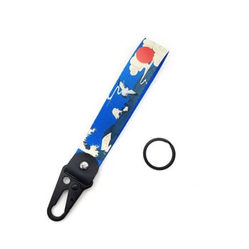 Hokkaido Car Keychain Car Textile JDM Μπρελόκ Πόρπη Κορδόνι Kanagawa Surf Διακόσμηση για αξεσουάρ αυτοκινήτου Honda Mitsubishi Subaru