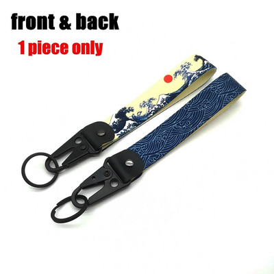 Hokkaido auto võtmehoidja tekstiilist JDM võtmehoidja pandla kaelapael Kanagawa surfikaunistus Honda Mitsubishi Subaru autotarvikutele