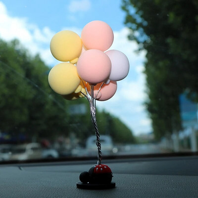 Creative Car Balloon Ornaments Διακόσμηση κεντρικής κονσόλας Auto εσωτερικό μπαλόνι διακόσμηση αυτοκινήτου για κορίτσια Αξεσουάρ ταμπλό