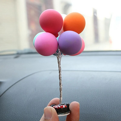 Creative Car Balloon Ornaments Διακόσμηση κεντρικής κονσόλας Auto εσωτερικό μπαλόνι διακόσμηση αυτοκινήτου για κορίτσια Αξεσουάρ ταμπλό