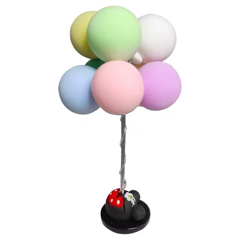 Creative Car Balloon Ornaments Διακόσμηση κεντρικής κονσόλας Auto εσωτερικό μπαλόνι διακόσμηση αυτοκινήτου για κορίτσια Αξεσουάρ ταμπλό