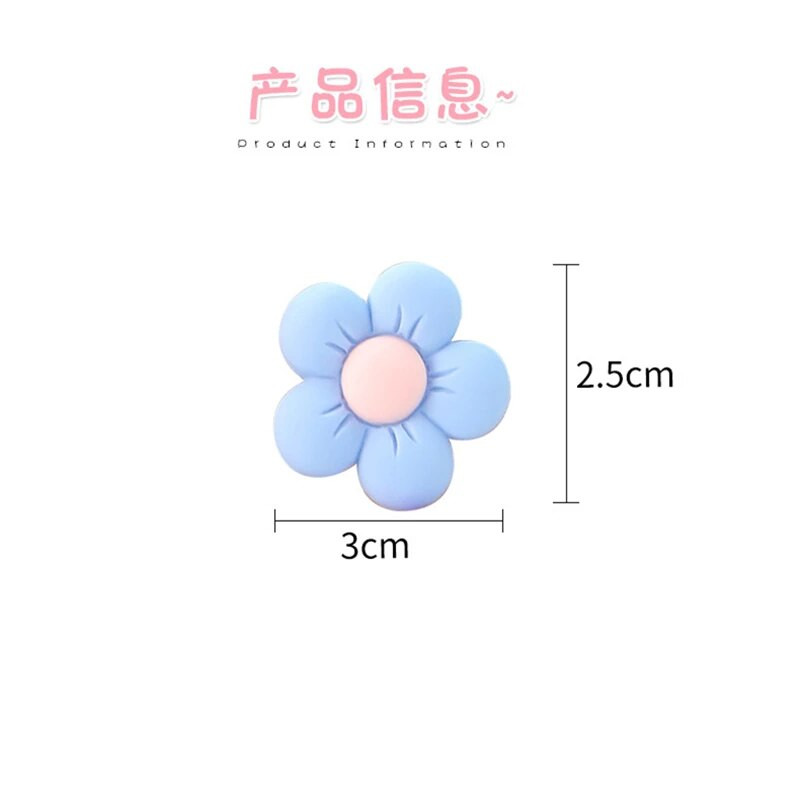 6 τεμ/Σετ λουλούδι Κλιπ εξαερισμού για έξοδο αυτοκινήτου Μικρό κλιπ κλιματιστικού μαργαρίτα Δώρο για κορίτσι για διακόσμηση αυτοκινήτου