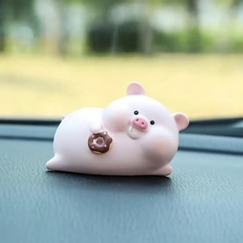 Cute Cartoon Pig Car Decoration Creative Female Car Center Console Car Εσωτερικό ταμπλό Διακόσμηση Αξεσουάρ αυτοκινήτου