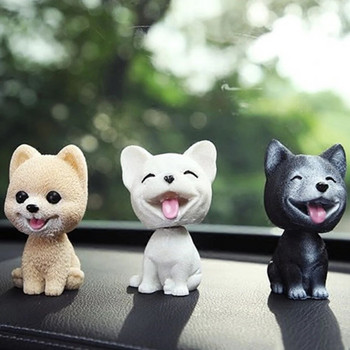 Декорация на кола Сладки анимационни кучета Фигурки фигурки Украшение за кола Авто интериор Аксесоари за арматурно табло за момичета Подаръци