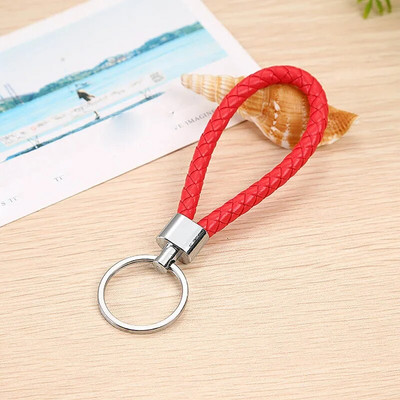 1PC PU ādas pīts, virves atslēgu piekariņš DIY soma kulons atslēgu piekariņu turētājs Atslēga Automašīnas atslēgu piekariņš vīriešiem Sievietēm Dāvanu rotaslietas