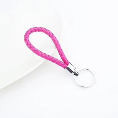 1PC PU ādas pīts, virves atslēgu piekariņš DIY soma kulons atslēgu piekariņu turētājs Atslēga Automašīnas atslēgu piekariņš vīriešiem Sievietēm Dāvanu rotaslietas