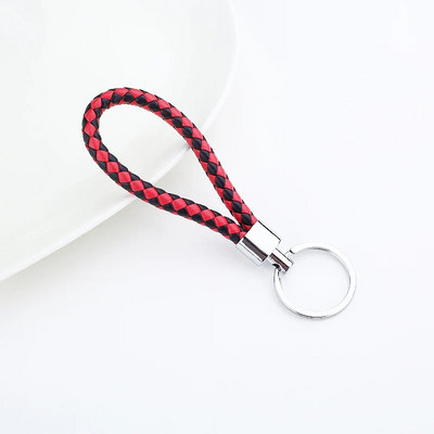 1PC PU ādas pīts, virves atslēgu piekariņš DIY soma kulons atslēgu piekariņu turētājs Atslēga Automašīnas atslēgu piekariņš vīriešiem Sievietēm Dāvanu rotaslietas