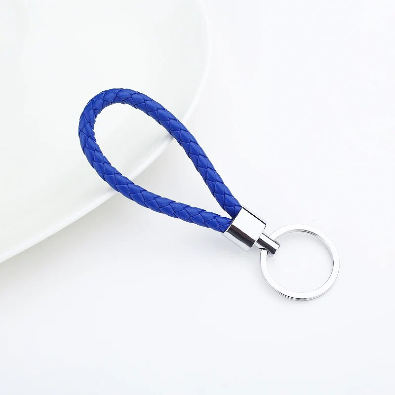 1 vnt PU odos pintos virvutės raktų pakabukas „pasidaryk pats“ krepšys, pakabukas, raktų pakabuko laikiklis, raktas, automobilio smulkmena, raktų pakabukas vyrams, moteriškos dovanos papuošalai