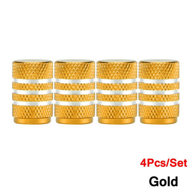 DSYCAR 4tk hõbedane autorehvi ventiili varre kork Knurling Style rehvi klapi kork alumiiniumist rehvi ratta varre õhuklapi kork USA Schraderi jaoks