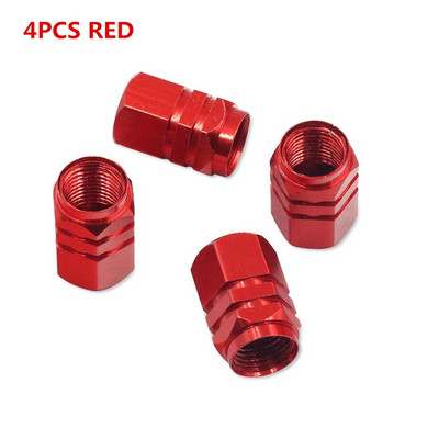 4/8GAB automobiļu riepu kāta vārstu vāciņi alumīnija sakausējuma automašīnu riteņu riepu vārsta loka kāta vāki gaisa putekļu ūdensnecaurlaidīgi automašīnām motocikliem