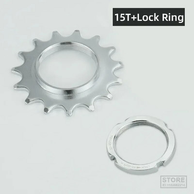 Deemount 13T/14T/15T/16T/17T/18T fikseeritud käiguga ühekiiruseline jalgrattaratta hammasratas ja lukustusrõngas Fixie Track rattarummu jaoks