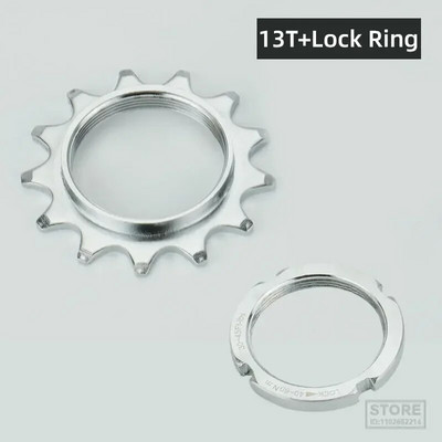 Deemount 13T/14T/15T/16T/17T/18T fikseeritud käiguga ühekiiruseline jalgrattaratta hammasratas ja lukustusrõngas Fixie Track rattarummu jaoks