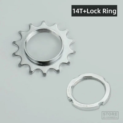 Deemount 13T/14T/15T/16T/17T/18T fikseeritud käiguga ühekiiruseline jalgrattaratta hammasratas ja lukustusrõngas Fixie Track rattarummu jaoks