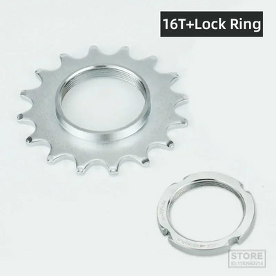 Deemount 13T/14T/15T/16T/17T/18T fikseeritud käiguga ühekiiruseline jalgrattaratta hammasratas ja lukustusrõngas Fixie Track rattarummu jaoks