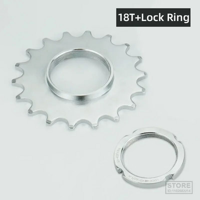 Deemount 13T/14T/15T/16T/17T/18T fikseeritud käiguga ühekiiruseline jalgrattaratta hammasratas ja lukustusrõngas Fixie Track rattarummu jaoks