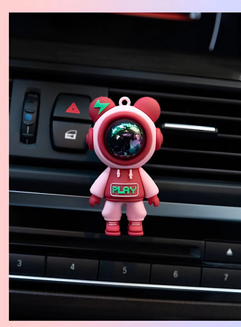 New Lightning Violent Bear Doll Outlet Парфюм Clip Cartoon Astronaut Car Chain Couple Bag Pendant Creative Auto Accessories