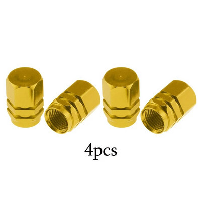 4-16 gab. Sudraba krāsas automašīnu riepu vārsta kātu vāciņš, riepas stila riepas vārsta vāciņš Alumīnija riepas riteņa kāta gaisa vārsta vāciņš ASV Schrader