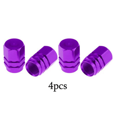 4-16 gab. Sudraba krāsas automašīnu riepu vārsta kātu vāciņš, riepas stila riepas vārsta vāciņš Alumīnija riepas riteņa kāta gaisa vārsta vāciņš ASV Schrader