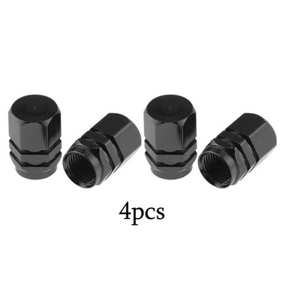 4-16 gab. Sudraba krāsas automašīnu riepu vārsta kātu vāciņš, riepas stila riepas vārsta vāciņš Alumīnija riepas riteņa kāta gaisa vārsta vāciņš ASV Schrader