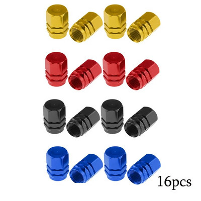 4-16 gab. Sudraba krāsas automašīnu riepu vārsta kātu vāciņš, riepas stila riepas vārsta vāciņš Alumīnija riepas riteņa kāta gaisa vārsta vāciņš ASV Schrader