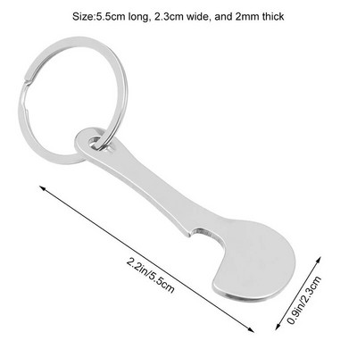 1tk võtmehoidja metallist alumiiniumsulamist must Ostukorv Token Võtmehoidja Aksessuaarid Dekoratsioon Auto võtmehoidja konks võtmehoidja personaalne