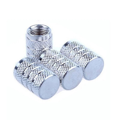 4Gb Auto riepu vārsta kātu vāciņš Knurling Style Riepu Vārstu Vāciņš Alumīnija Riepu Riteņu Kāts Gaisa Vārstu Vāciņš Auto Universālie piederumi