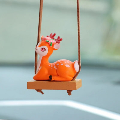 Sika Deer Car Διακοσμητικό καθρέφτη Κρεμαστά στολίδια Αυτοκίνητα Εσωτερικά Αυτοκίνητα Αξεσουάρ Δώρο