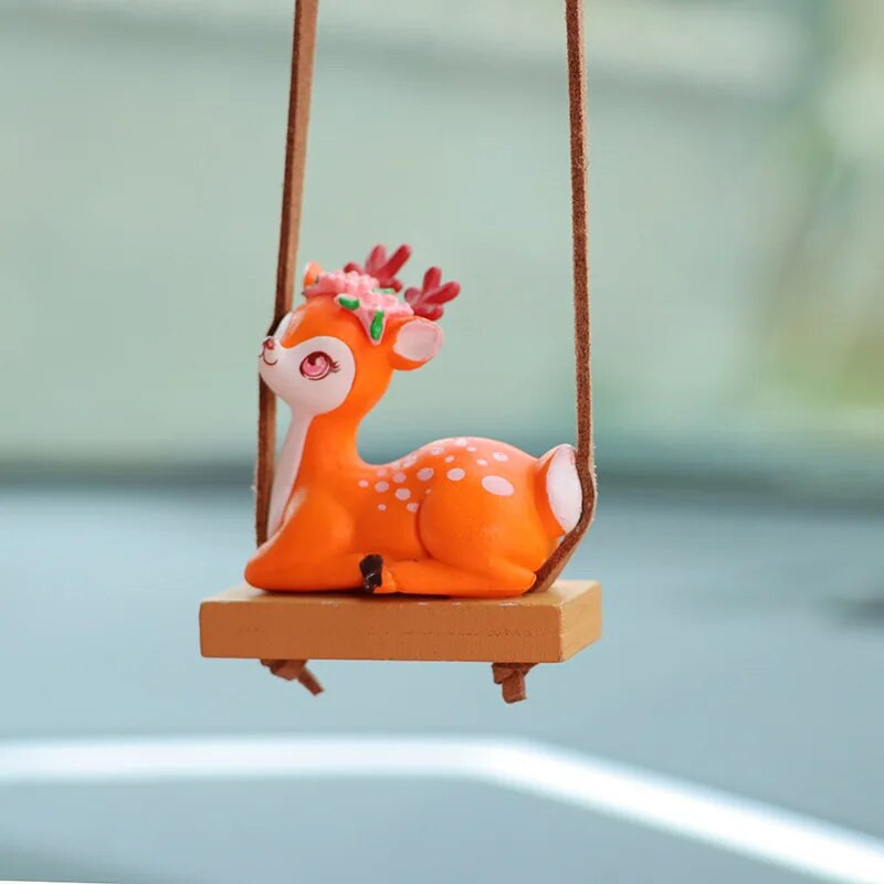 Sika Deer Car Διακοσμητικό καθρέφτη Κρεμαστά στολίδια Αυτοκίνητα Εσωτερικά Αυτοκίνητα Αξεσουάρ Δώρο