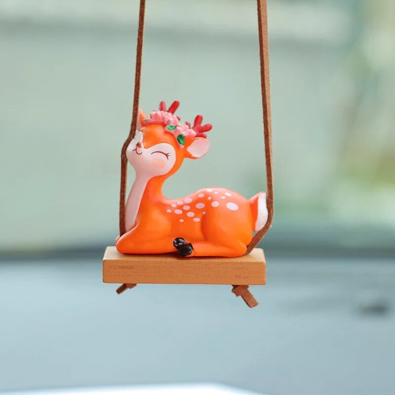Sika Deer Car Διακοσμητικό καθρέφτη Κρεμαστά στολίδια Αυτοκίνητα Εσωτερικά Αυτοκίνητα Αξεσουάρ Δώρο