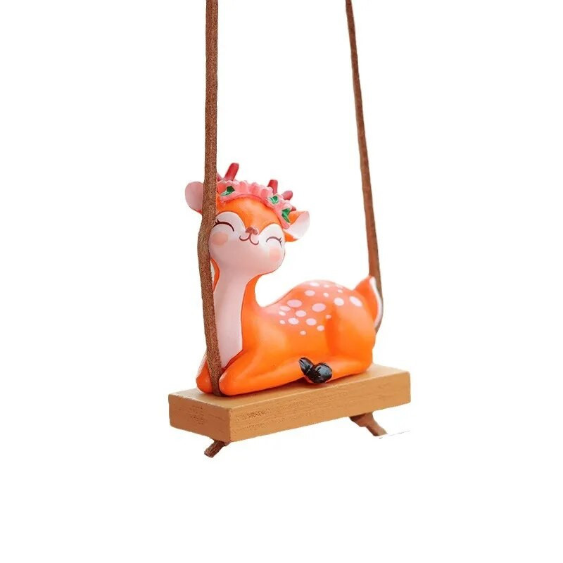 Sika Deer Car Διακοσμητικό καθρέφτη Κρεμαστά στολίδια Αυτοκίνητα Εσωτερικά Αυτοκίνητα Αξεσουάρ Δώρο