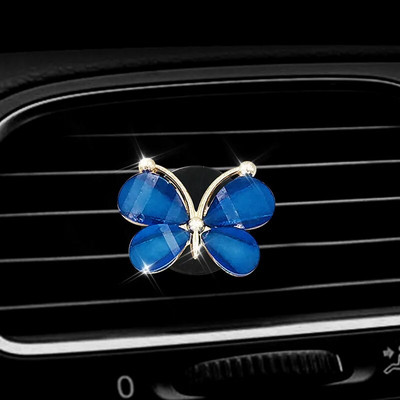 Autóillat Légfrissítő Auto Decor Automobiles Diffúzor aroma klip gyémántokkal Solid Sexy Lip Print Rúzs Pillangó