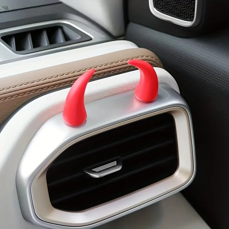 2tk auto minirooli Devil Corner dekoratiivne kleebis armas loominguline armatuurlaual sõiduki õhuava ornament