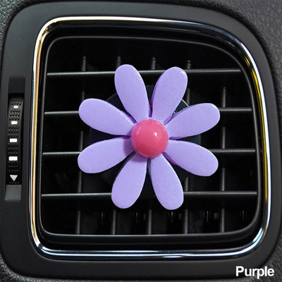 Automašīnas gaisa izplūdes atvere Ziedu rotājumi Eleganti Dropship Gaisa Smaržas Vent Clip Automašīnu piederumi Salona plastmasas gaisa atsvaidzinātājs