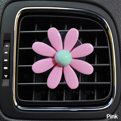 Automašīnas gaisa izplūdes atvere Ziedu rotājumi Eleganti Dropship Gaisa Smaržas Vent Clip Automašīnu piederumi Salona plastmasas gaisa atsvaidzinātājs