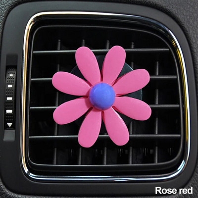 Automašīnas gaisa izplūdes atvere Ziedu rotājumi Eleganti Dropship Gaisa Smaržas Vent Clip Automašīnu piederumi Salona plastmasas gaisa atsvaidzinātājs