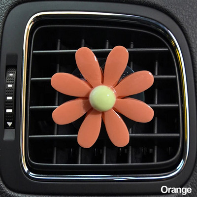 Automašīnas gaisa izplūdes atvere Ziedu rotājumi Eleganti Dropship Gaisa Smaržas Vent Clip Automašīnu piederumi Salona plastmasas gaisa atsvaidzinātājs