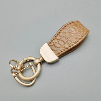 Луксозен ключодържател Дамски мъжки ключодържател Изящен кожен автомобилен ключодържател Подарък за момиче Мъжки аксесоари Дропшиппинг