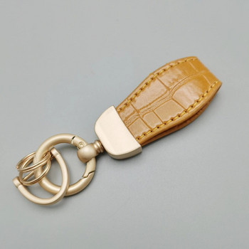 Луксозен ключодържател Дамски мъжки ключодържател Изящен кожен автомобилен ключодържател Подарък за момиче Мъжки аксесоари Дропшиппинг